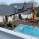 Pose de vitrages isolants sur toiture Pool House à Carquefou (44) - Menuiserie Miroiterie Nantaise - Dépannage en vitrerie et miroiterie à Nantes et Ancenis en Loire-Atlantique (44)